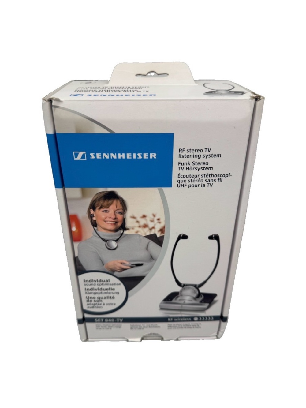 Sennheiser SET 840-TV RF Wireless TV Listening Systems Tested Works
( GR Raft )